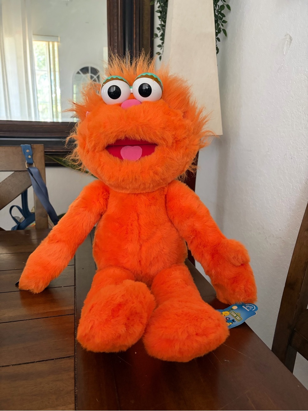 Applause Sesame Street Zoe 24” Plush Soft Toy Stuffed Animal